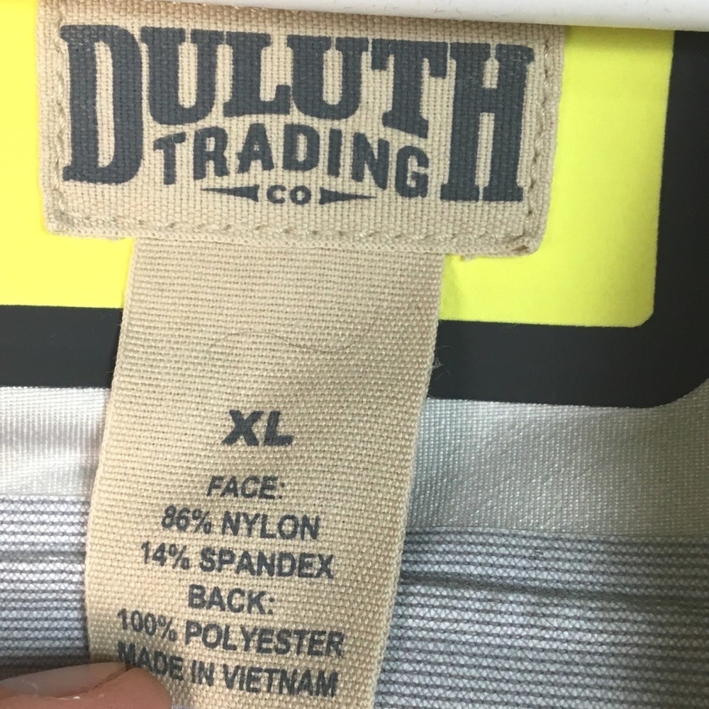 Duluth Trading Dryfecta Rain Coat Jacket Neon Yellow Hooded Full Zip Shell - Picture 8 of 10